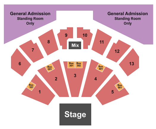 BMO Pavilion Buju Banton Seating Chart